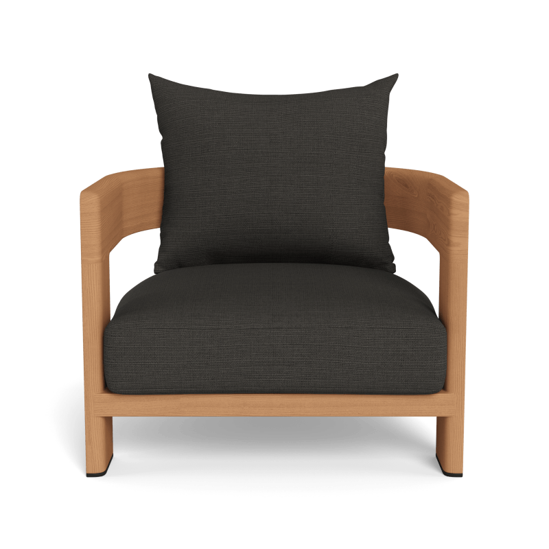 Premium Victoria Teak Lounge Chair - Outdoor Patio Furniture with Cushion - Perfect for Poolside, Garden, and Backyard Relaxation