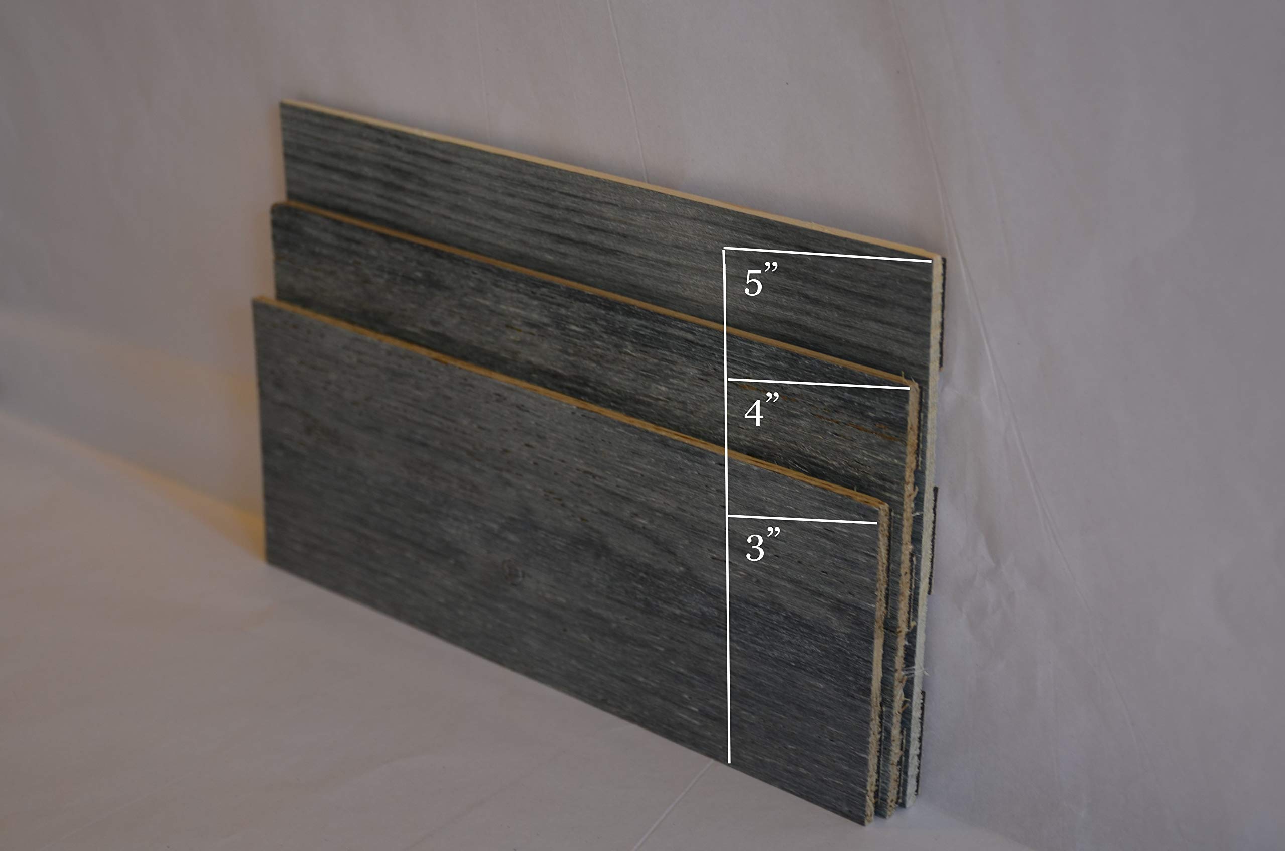 Timberchic DIY Reclaimed Wood Wall Planks - Peel & Stick Wall Panels for Accent Walls & Home Decor - Fog Lake