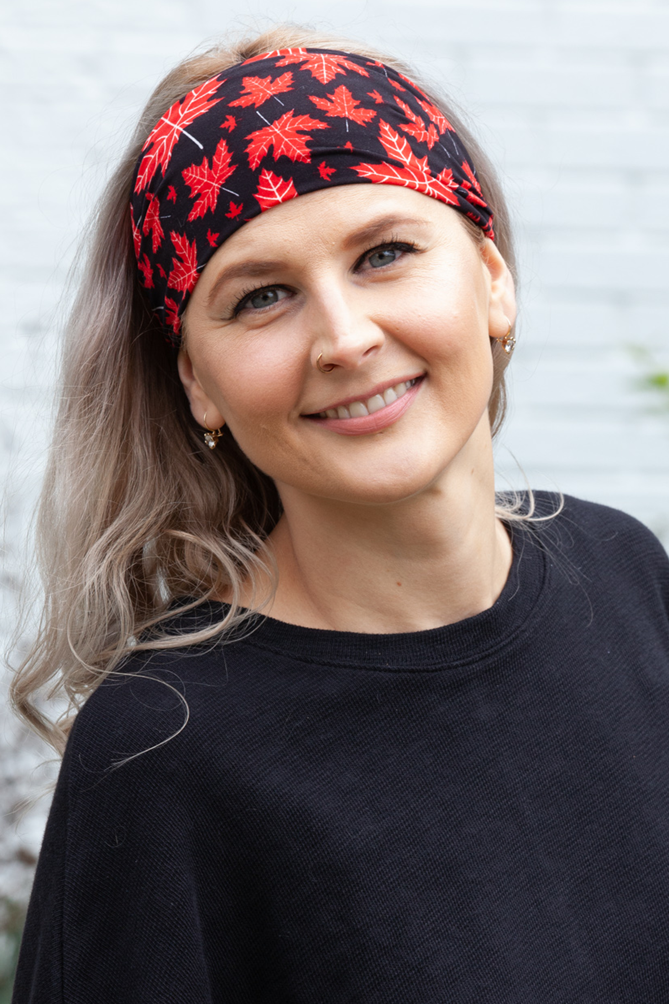 Super Soft Proudly Canadian Headband - Comfortable Stretchy Hair Accessory for Women & Girls - Perfect for Sports, Yoga, Workouts and Everyday Wear