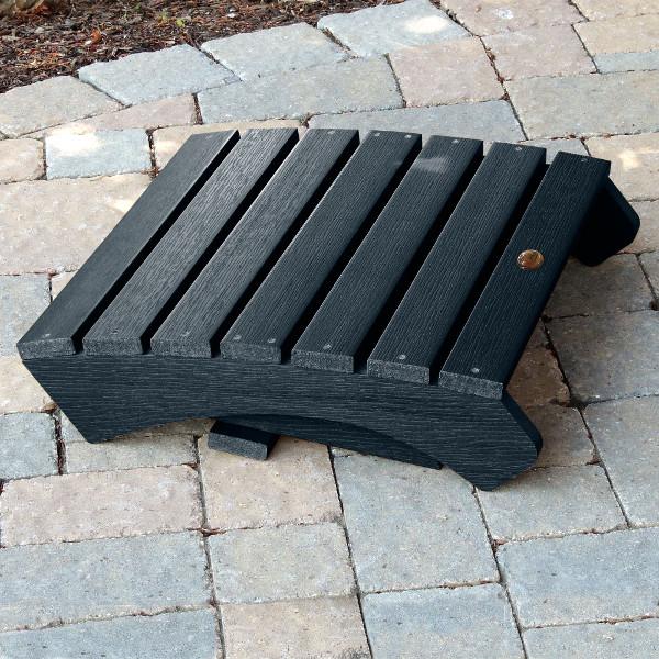 Premium Outdoor Folding Adirondack Ottoman - Waterproof Patio Footrest & Garden Lounge Chair Accessory for Deck, Poolside & Backyard Relaxation
