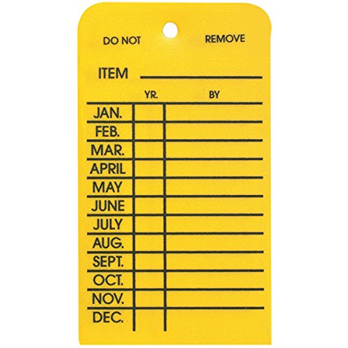 Durable Plastic Inspection Tags (180 Pack) - 1 Year Warranty | Ideal for Inventory Management, Equipment Tracking & Quality Control