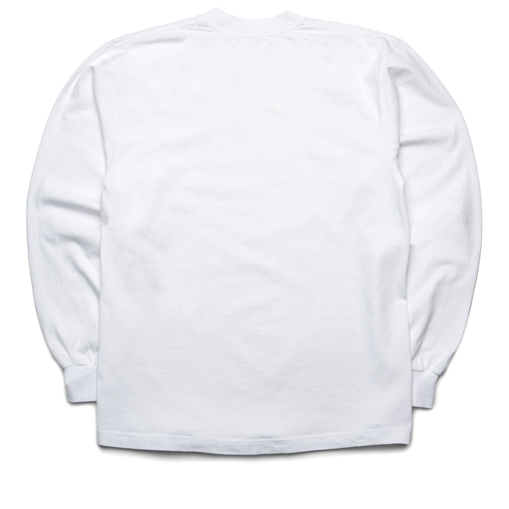 Politics Every Day Long Sleeve T-Shirt - White | Casual Wear & Political Statement Tee for Everyday Outfits