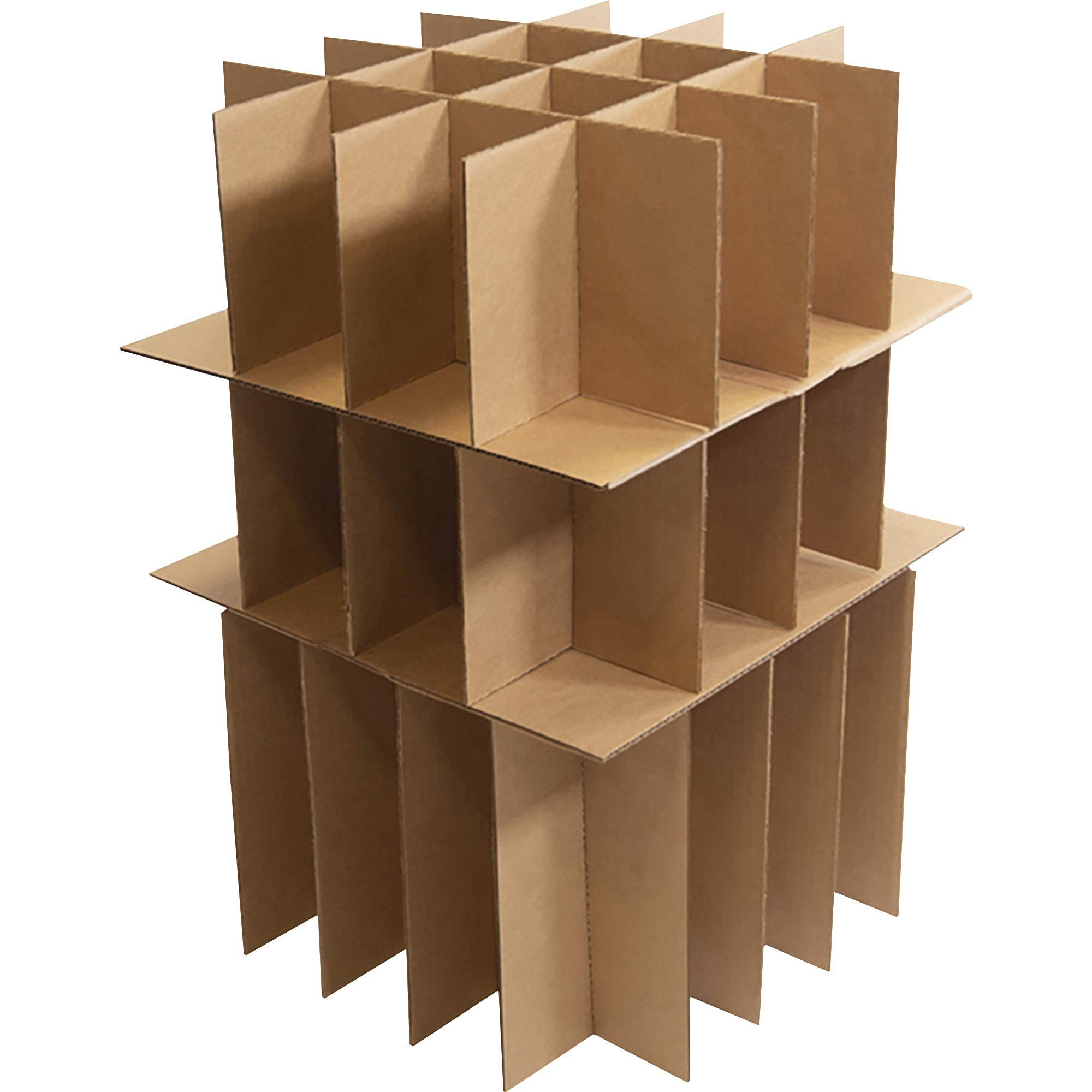 Dish Packing Partitions 18x18x28 Inches - for Dish Packing Box & Safe Transport