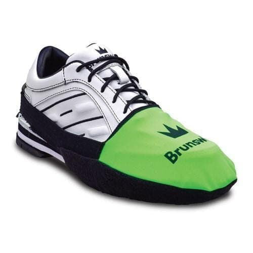Brunswick Shoe Slider - Neon Green Non-Slip Shoe Covers for Dance, Yoga & Workouts - Perfect for Indoor Sports & Fitness Training