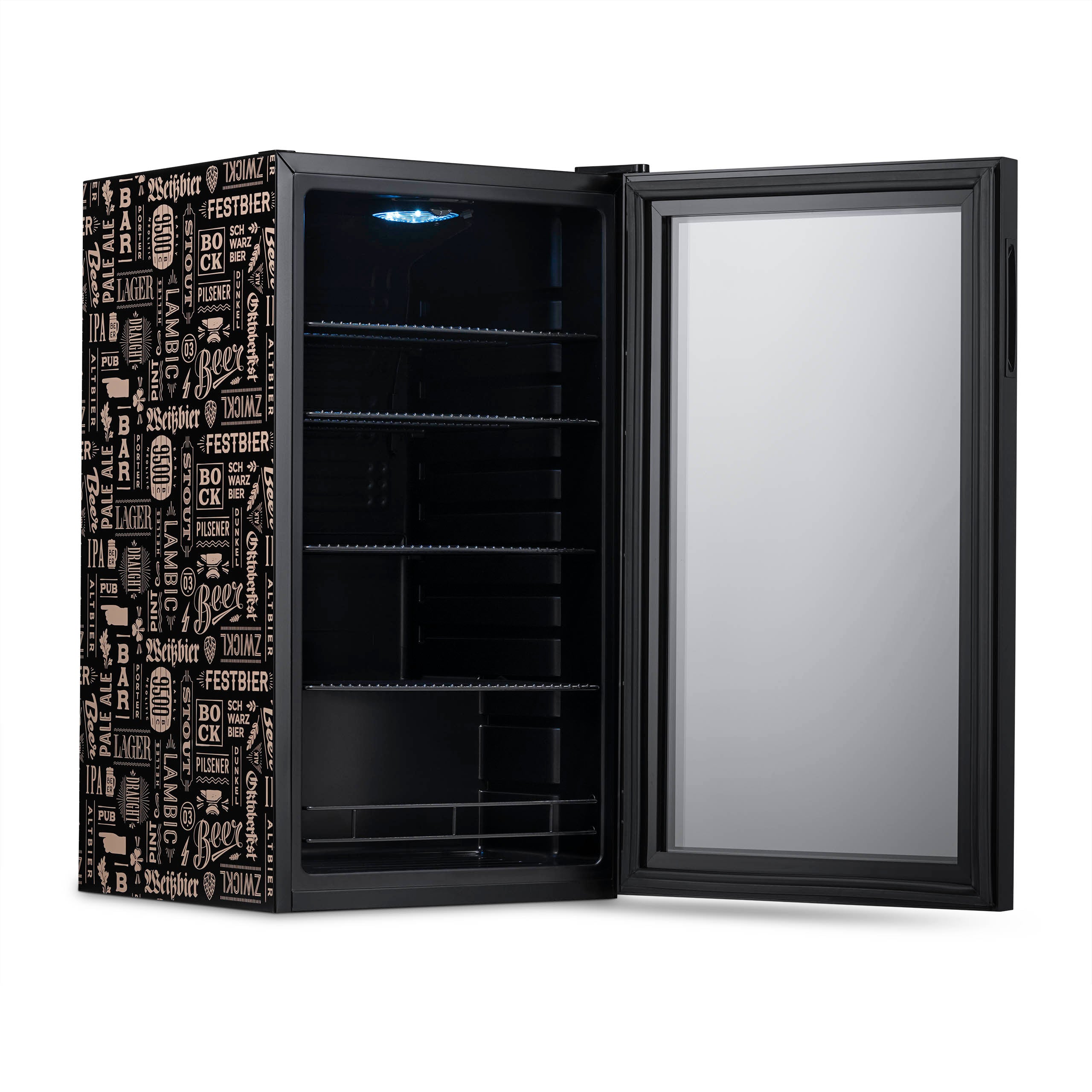 Newair® 126 Can Freestanding Beverage Refrigerator - Perfect for Beer, Wine & Soda Storage - Ideal for Home Bar, Office or Man Cave
