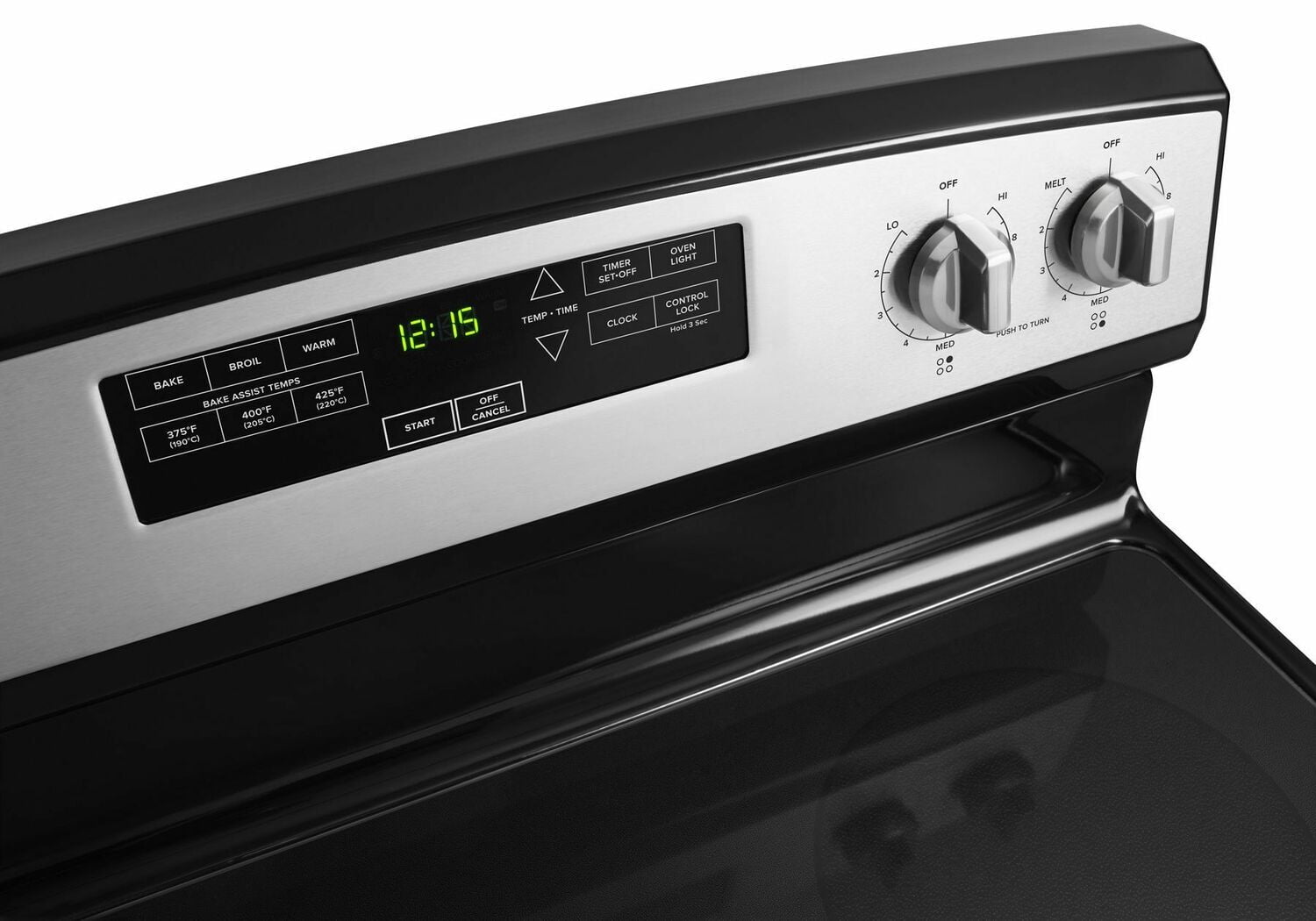 Amana AER6303MFS 30 Inch Electric Range with Extra Large Oven Window - Black Stainless Steel | Perfect for Modern Kitchens & Family Cooking