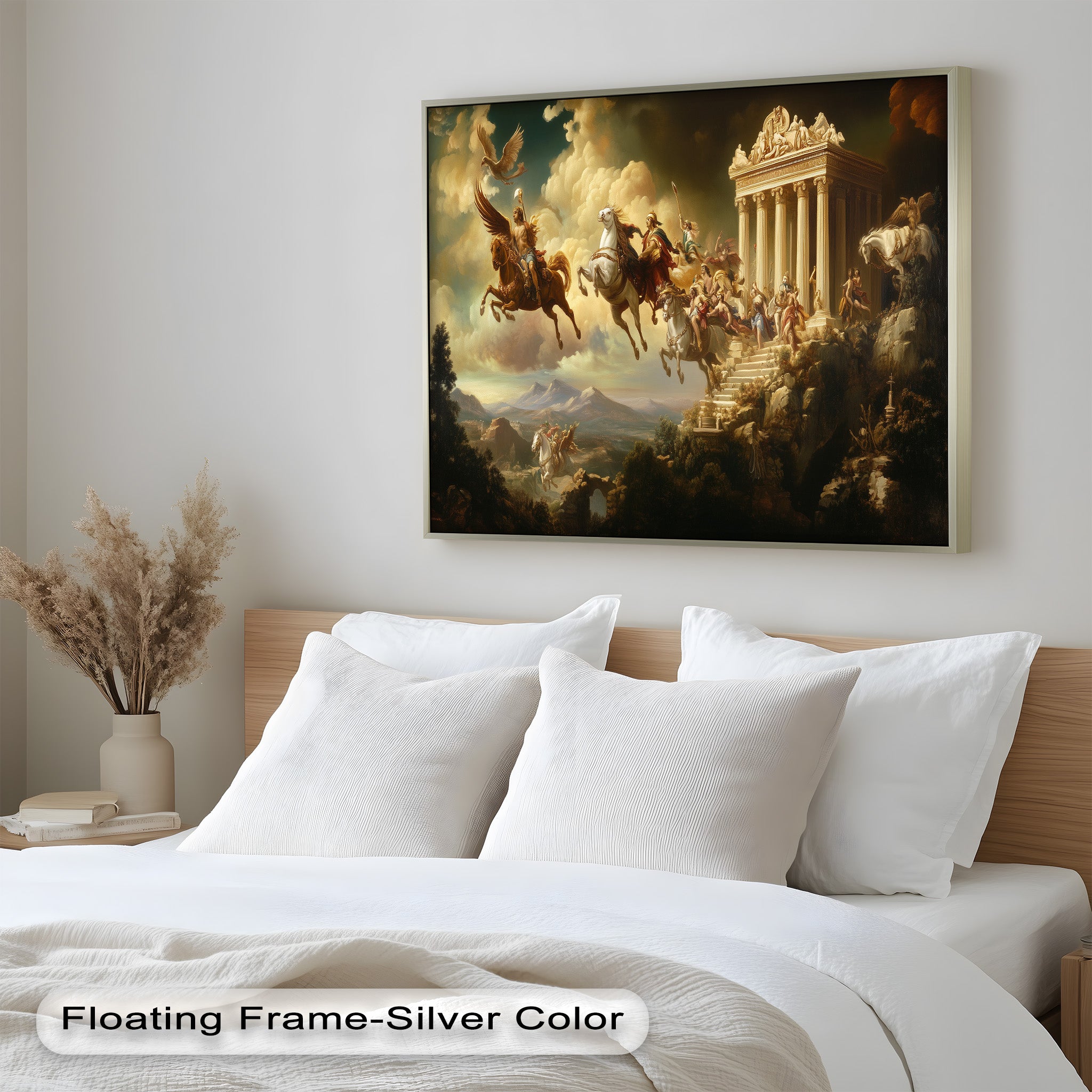 Ascension of the Gods - Premium Mythological Oil Painting Wall Art for Home Decor, Office & Gift Giving