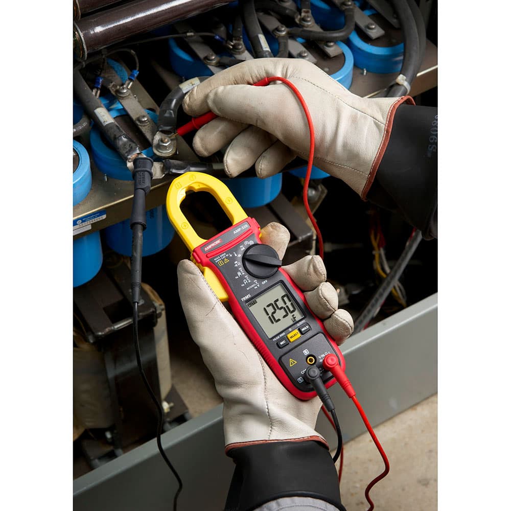 Amprobe AMP-320 600V/600A TRMS AC/DC Clamp Multimeter with 3 Phase Sequence & Motor Testing - Professional Electrical Tester for HVAC, Industrial Maintenance & Automotive Diagnostics