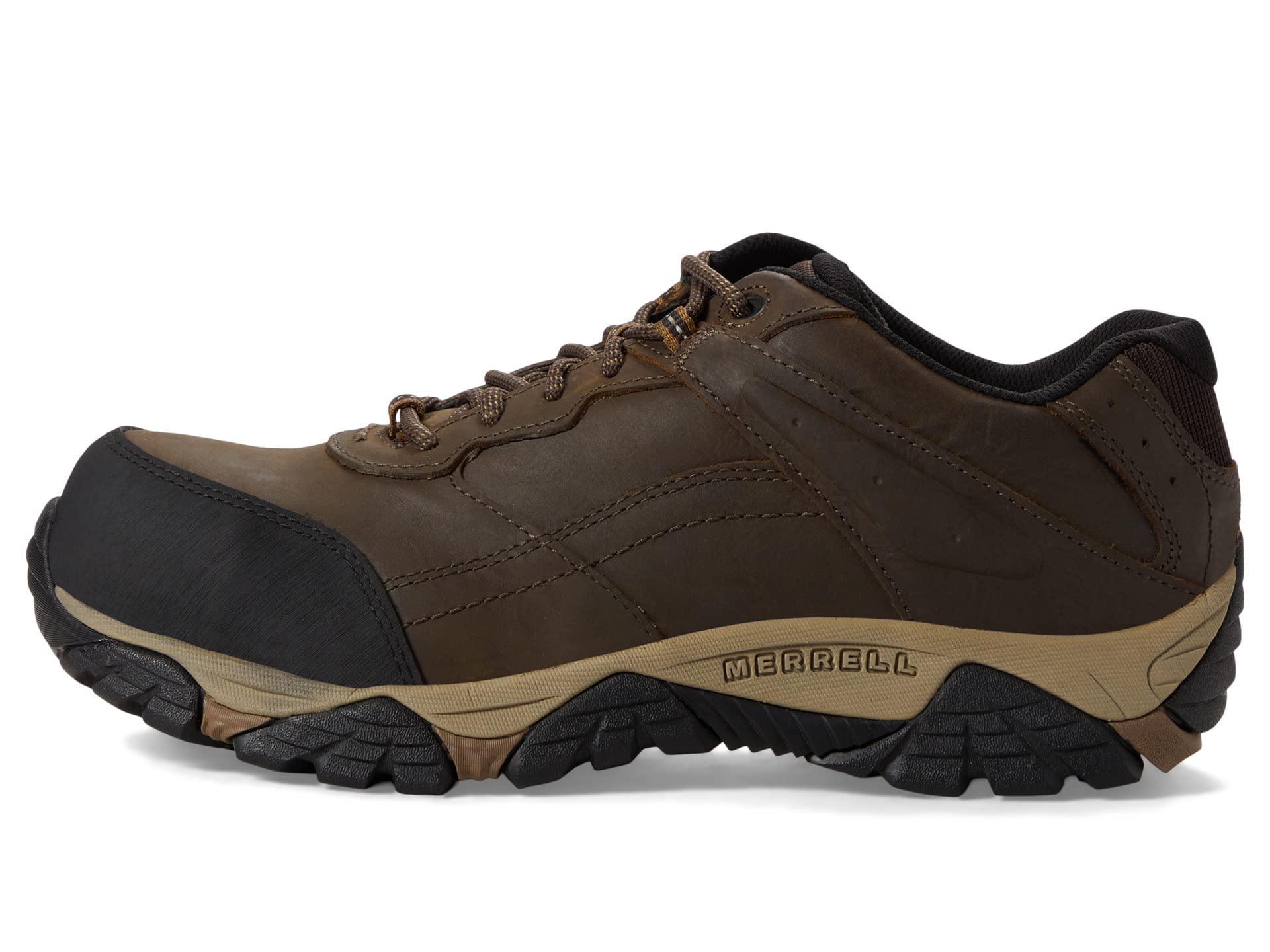 Merrell Men's Moab Adventure Carbon Fiber Industrial Work Shoes - Durable Safety Footwear for Construction, Hiking & Outdoor Work