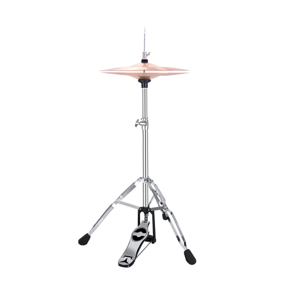Heavy Duty Double-Braced Hi-Hat Stand with 22mm Diameter - Professional Cymbal Stand for Drummers | Perfect for Live Performances, Studio Recording & Drum Practice