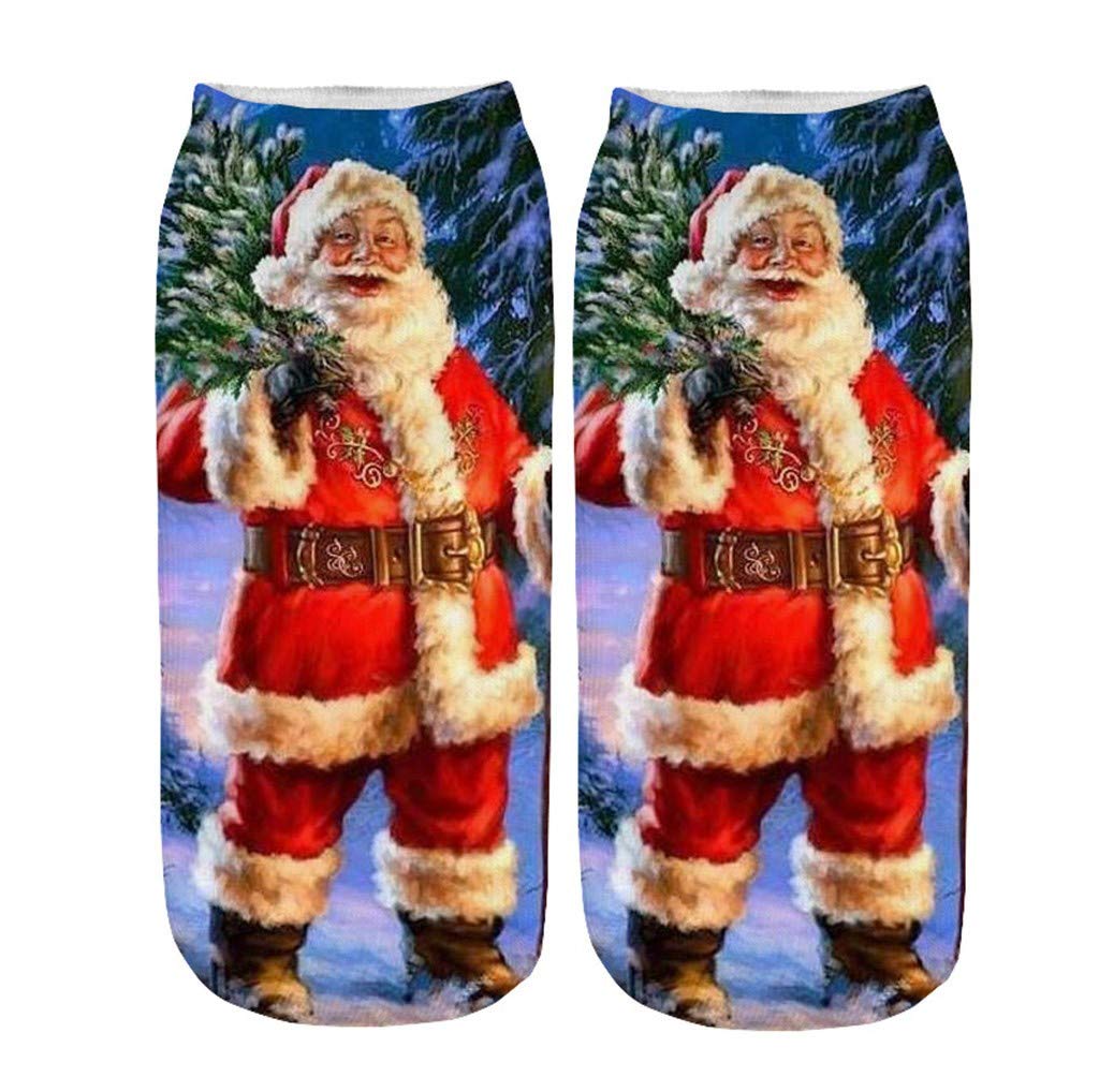Amber Unisex Christmas Thick Knit Socks - Soft Cozy Cotton Sleeping Socks for Women & Girls - Perfect Xmas Gift for Indoor & Winter Wear