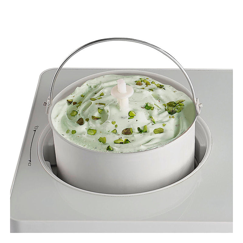 Waring 2 Quart Commercial Ice Cream Maker Machine - Stainless Steel Bowl & Heavy Duty Base - Perfect for Home, Restaurant, or Dessert Shop Use