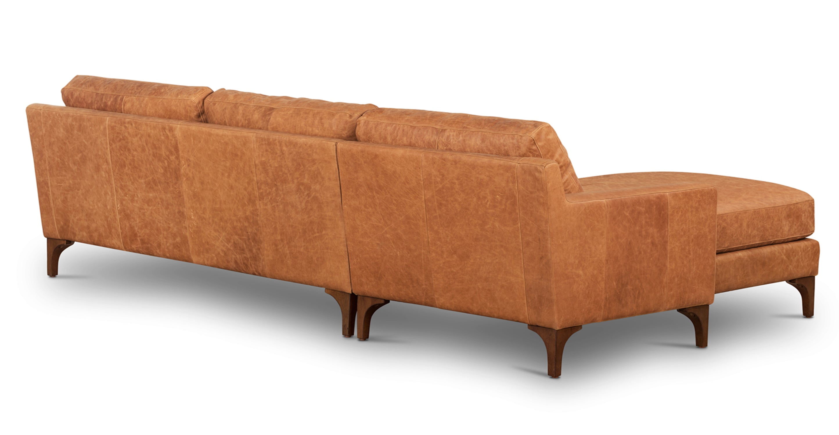 Sorrento Left Facing Sectional Sofa - Modern L-Shaped Couch with Chaise Lounge for Living Room, Family Room & Home Theater - Comfortable Fabric Upholstery Sectional Sofa Set