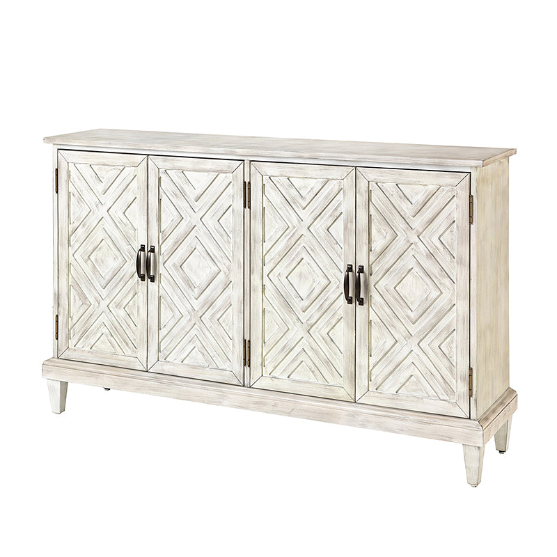 Amadeo 60-Inch Wide Modern Sideboard Buffet Cabinet with Storage - Perfect for Dining Room, Living Room & Entryway Organization