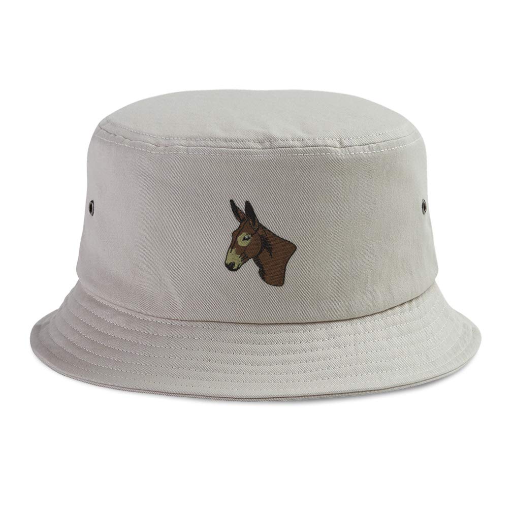 Western Cowboy Bucket Hat for Men & Women - Cotton Outdoor Apparel for Horse Riding, Donkey Trekking & Country Adventures