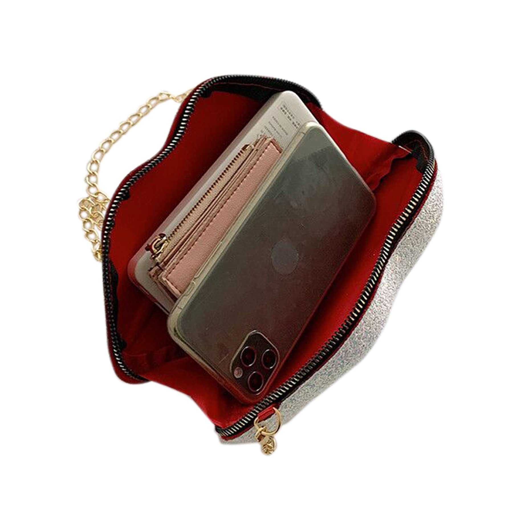 Sparkly Glitter Evening Clutch Purse for Women - Elegant Banquet Crossbody Shoulder Bag with Phone Pouch | Perfect for Parties, Weddings & Special Occasions