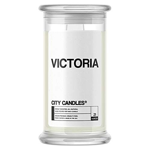Premium All-Natural Soy Wax Candles 21oz Jar - Made in USA, 30+ Fragrances (Victoria, NOJ, Aloha) - Perfect for Home Decor, Relaxation & Gifts