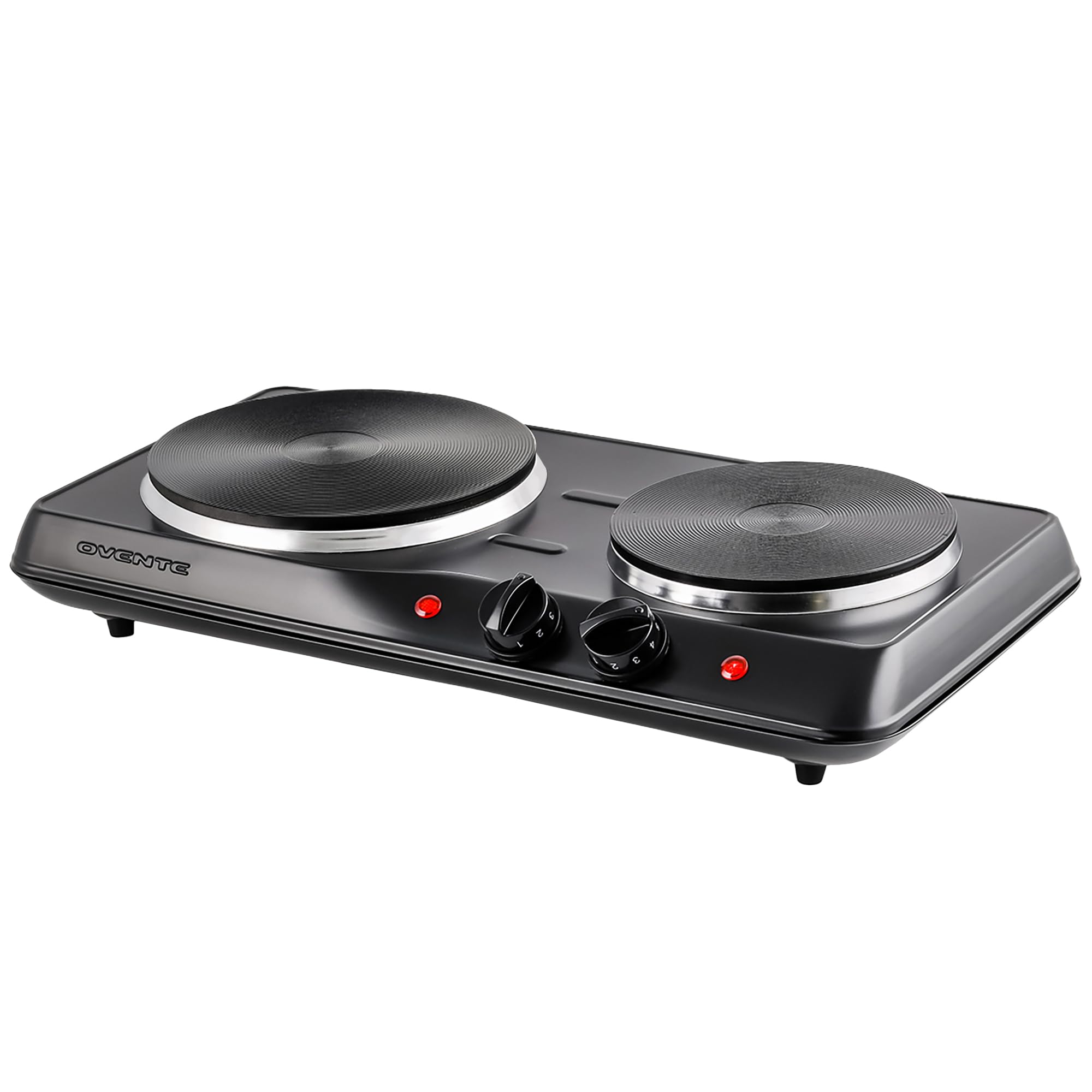 OVENTE 1700W Electric Double Burner Cooktop - 7.25