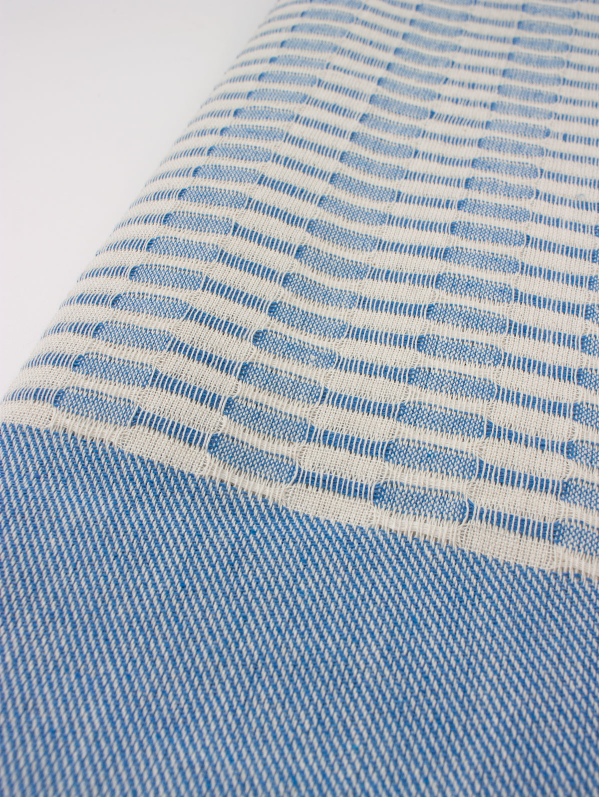 Premium Miami Hammam Towel - Soft & Absorbent Blue Turkish Bath Towel for Spa, Beach, Yoga & Travel