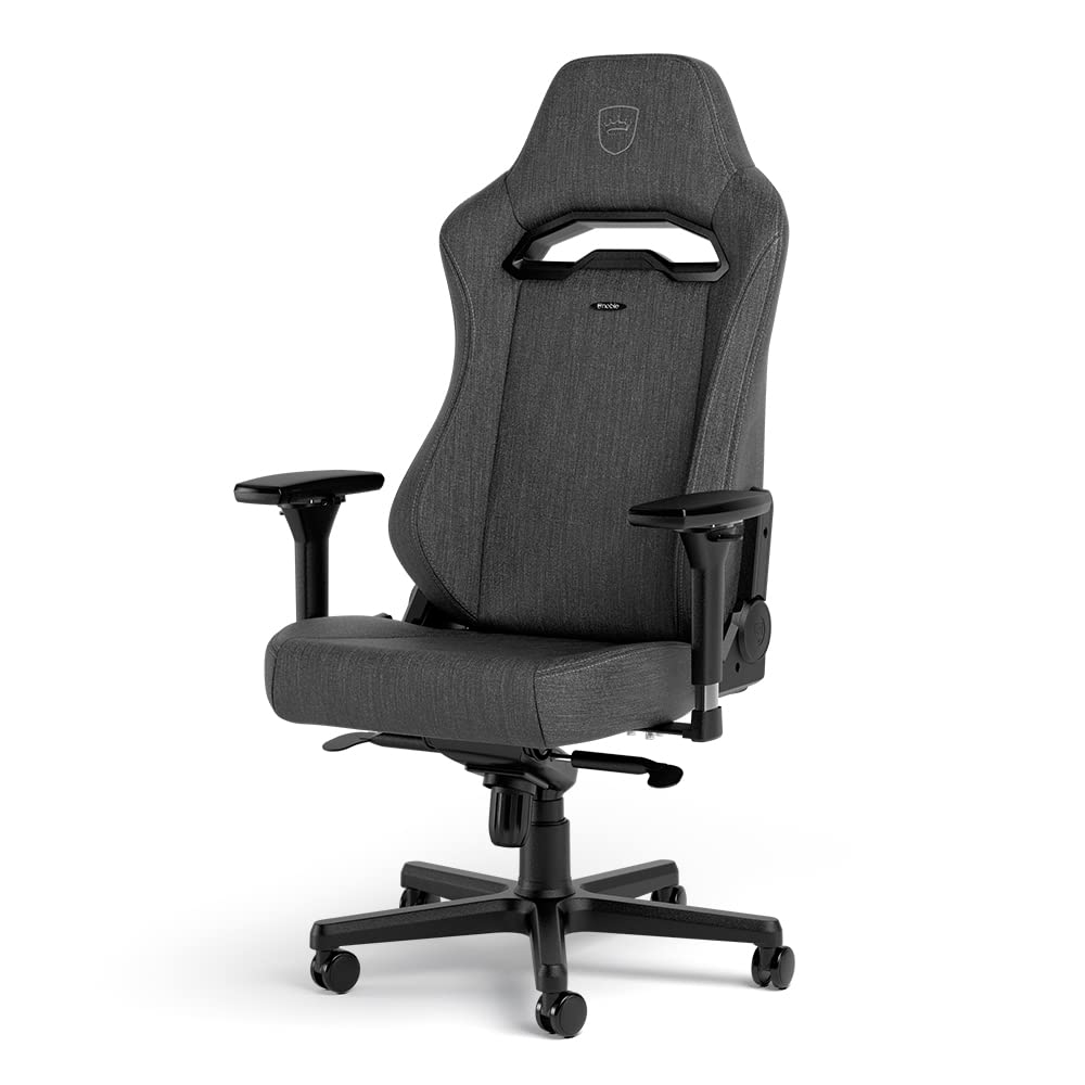 Noblechairs Hero ST TX Ergonomic Gaming Chair & Office Chair with Adjustable Lumbar Support - Anthracite Black - Perfect for PC Gaming, Work from Home & Long Sitting Sessions