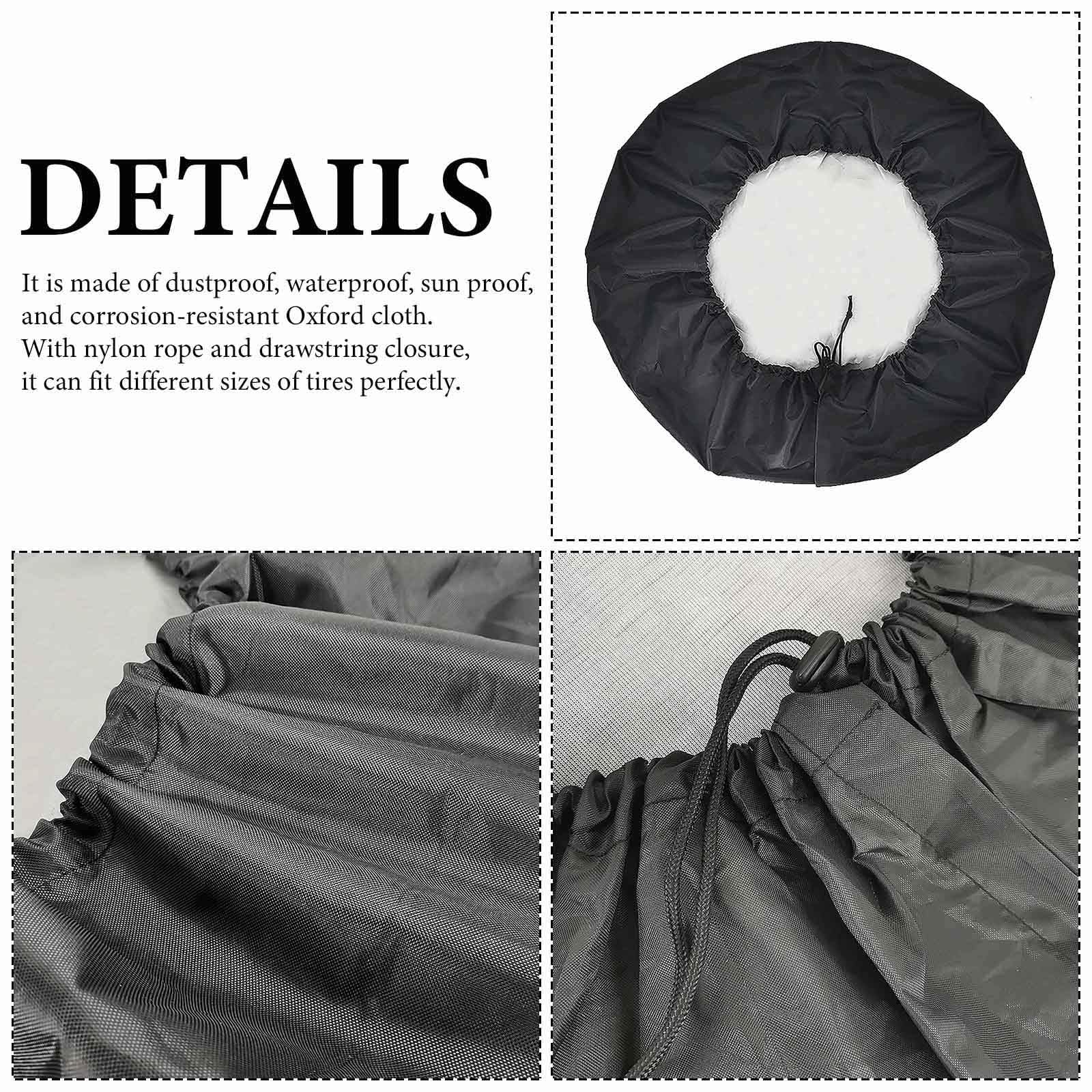 Universal 28-inch Corgi Dog Angel Spare Tire Cover - Durable Wheel Protector for Cars, Trucks & Travel Trailers | Perfect for Road Trips & Outdoor Adventures