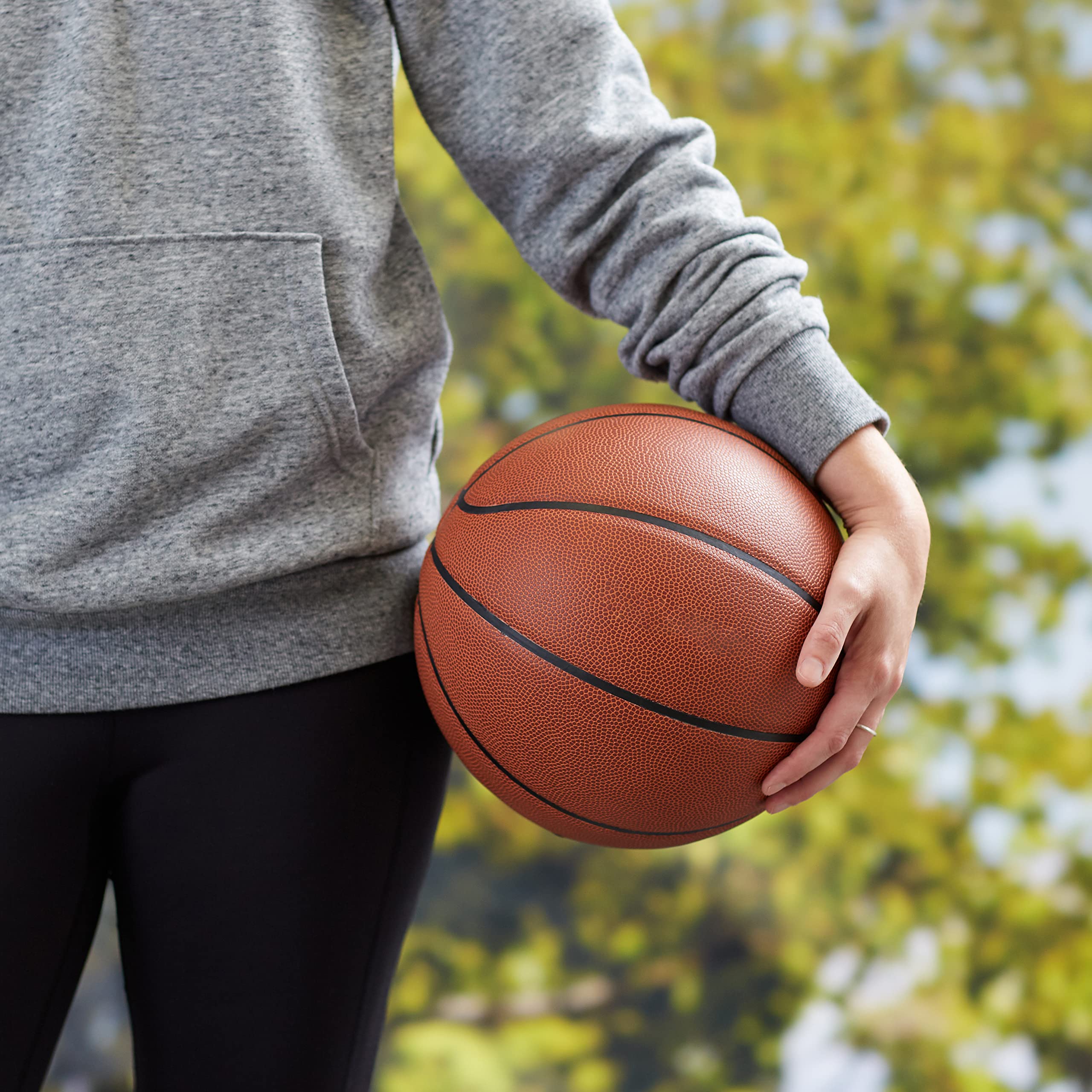 Premium PU Composite Basketball - Durable Outdoor & Indoor Game Ball for Training, Competition, and Street Play | Perfect for NBA Fans, School Teams, and Recreational Players