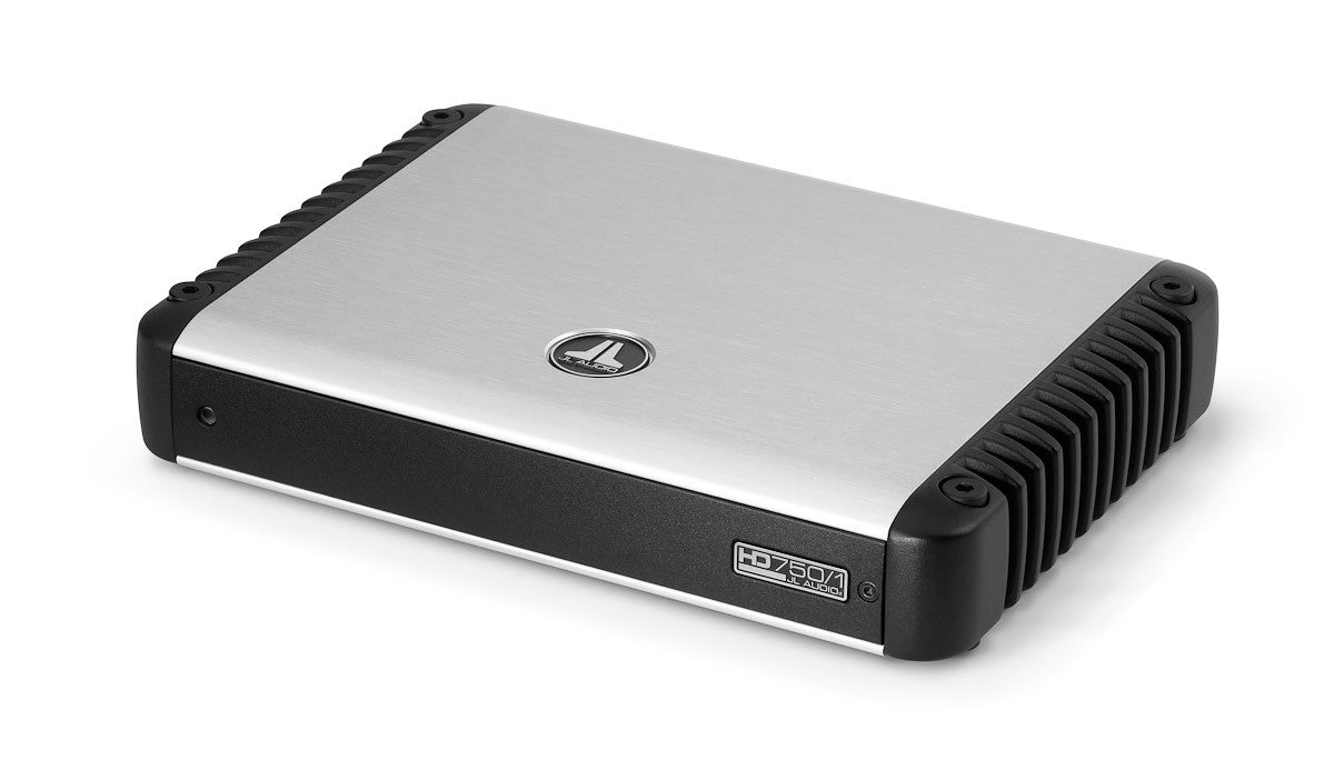 JL Audio HD750/1 Monoblock Class D Car Amplifier - 750W RMS Power for Deep Bass & Clear Sound - Perfect for Car Audio Systems & Subwoofer Upgrades