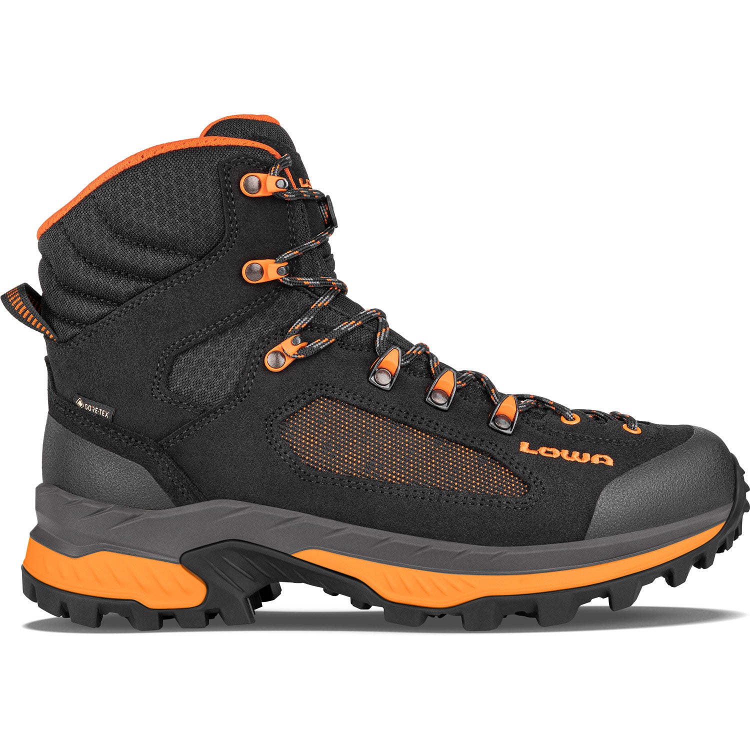 Lowa Men's Corvara GTX Mid Backpacking Boots - Waterproof Hiking Shoes for Men, Lightweight & Durable Trekking Boots with Gore-Tex - Perfect for Mountain Climbing, Trail Walking & Outdoor Adventures
