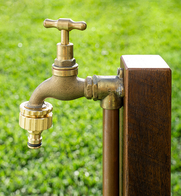 12mm Brass Universal Tap Adapter - Fits Most Faucets for Kitchen, Bathroom & Outdoor Use