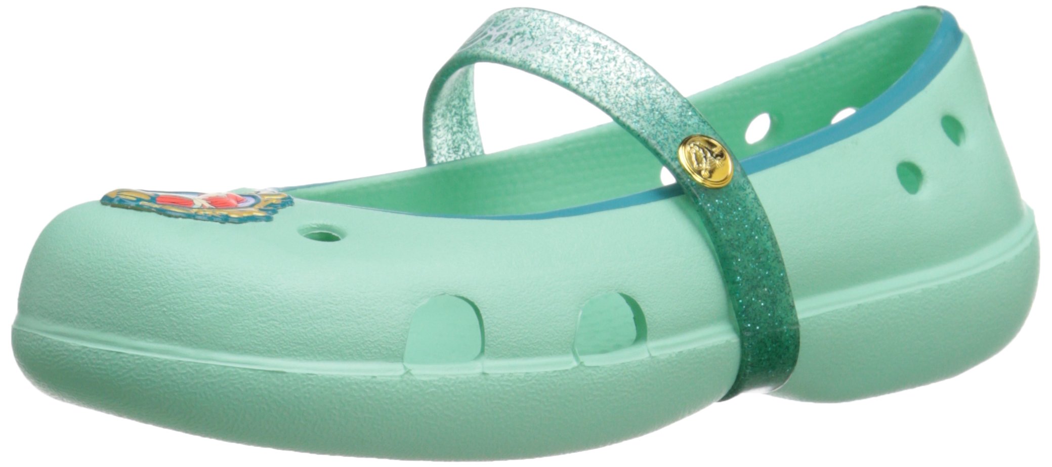 Crocs Keeley Disney Princess K Mary Jane Flat for Toddler & Little Kids - Comfortable & Cute Girls' Shoes for Playtime, School & Everyday Wear