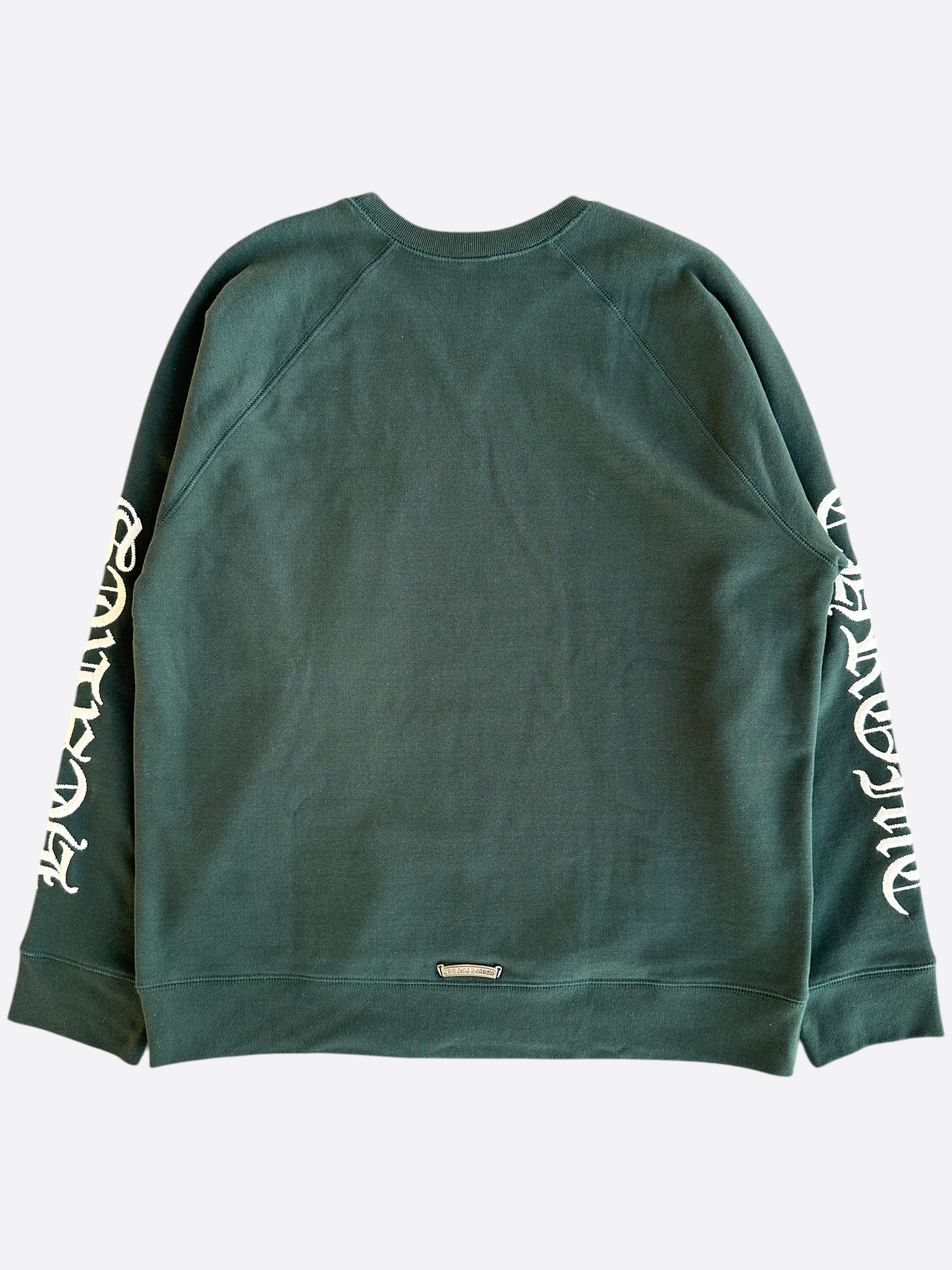 Chrome Hearts Green and White Embroidered Logo Sweater - Stylish Luxury Knitwear for Men & Women | Perfect for Casual Outings and Streetwear Fashion