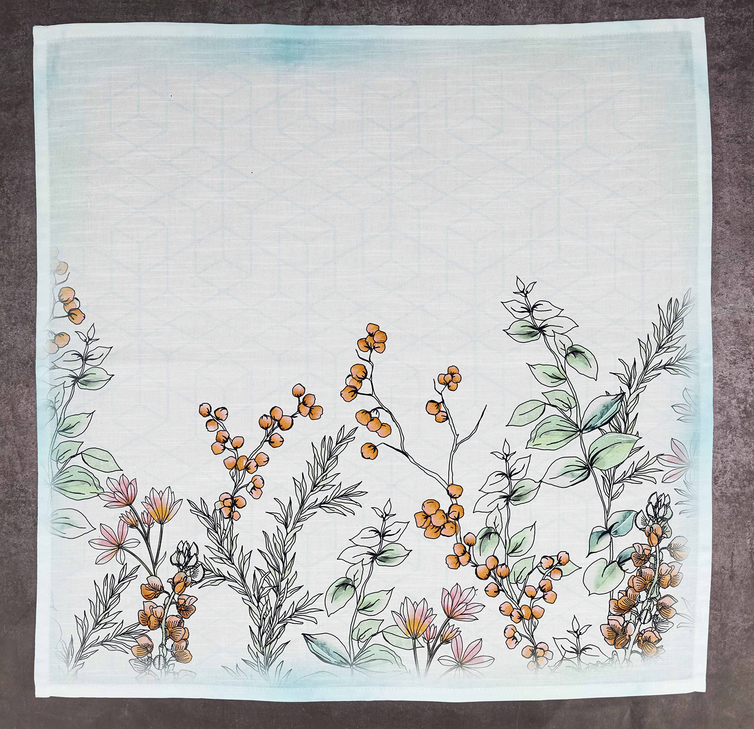 Premium Cotton Printed Reusable Napkins Set of 4 - 20