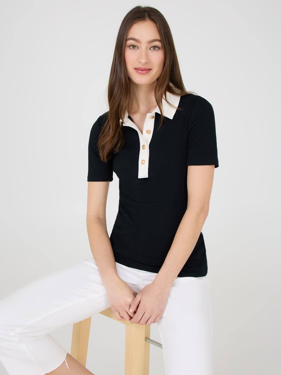 Contrast Piping Polo Shirt for Men - Stylish Casual & Business Wear - Perfect for Office, Golf, and Everyday Outfits