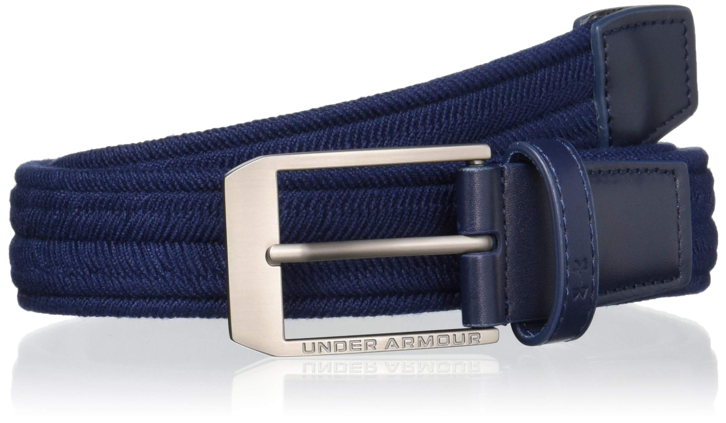 Under Armour Men's Braided Golf Belt - Adjustable Stretch Waistband for Comfort & Style - Perfect for Golf, Office & Casual Wear