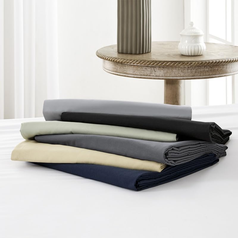 FreshCulture Queen Sheet Set - Ultra Soft Brushed Microfiber Bed Sheets for Queen Size Bed - Deep Pocket Fitted Sheet with Cooling & Breathable Fabric - 4 Piece Luxury Hotel Quality Bedding Set (White) - Perfect for Home, Guest Room, and Vacation Rental Comfort