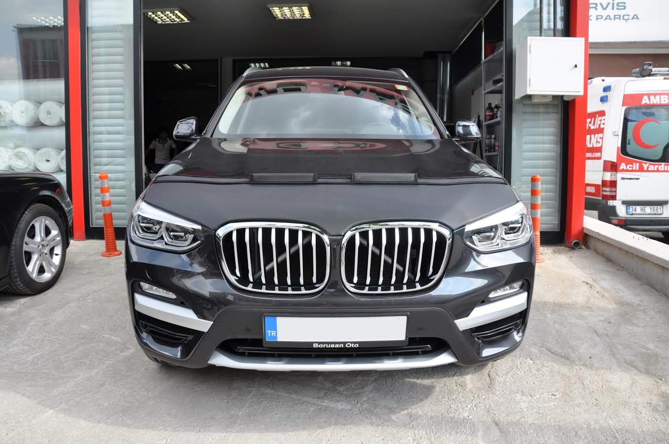 BMW X3 X4 Hood Bra Cover - Custom Fit for 2018 2019 2020 Models - Car Bonnet Protector for Road Trips & Daily Driving Protection