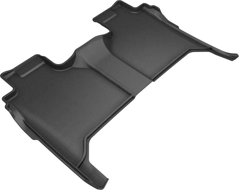 3D MAXpider Kagu Custom Fit Floor Mats for 2019-2020 GMC Sierra 1500 & Chevrolet Silverado 1500 - 2nd Row, All-Weather Protection, Black | Perfect for Trucks, SUVs, and Off-Road Adventures