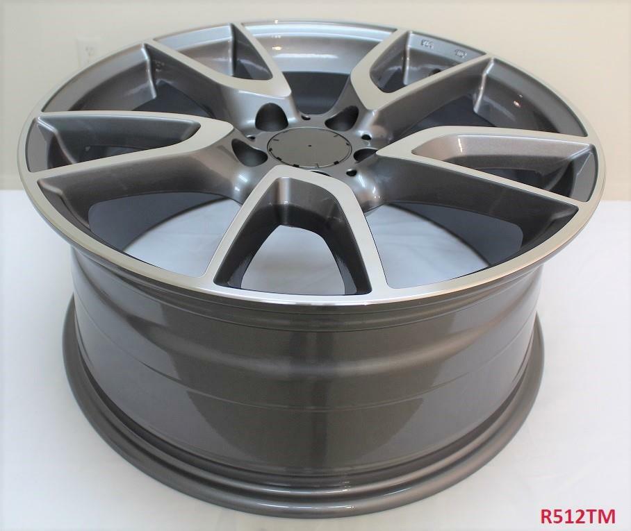 18x8 Inch Alloy Wheels for Mercedes C300 4MATIC LUXURY (2008-2014) - Premium Replacement Rims for Enhanced Performance & Style - Perfect for City Driving & Highway Cruising