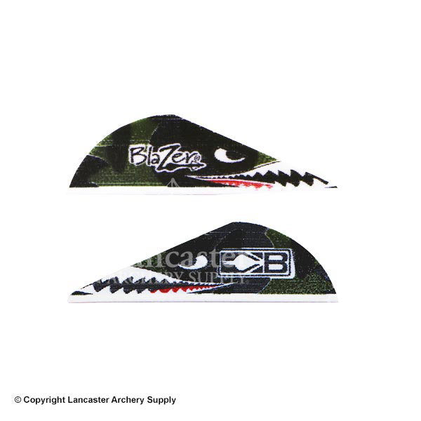 Bohning True Color Blazer Vanes - High Visibility Archery Fletching for Outdoor Hunting & Target Practice