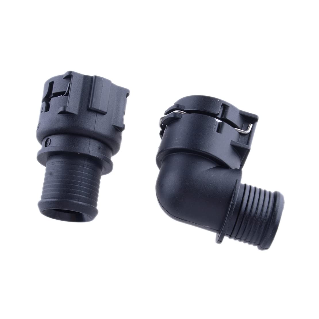 Beler 2-Piece Heater Inlet Hose Connector 95089363 950893634 - Compatible with Chevy Sonic Hatchback | Engine Cooling System Replacement Part for Heating & AC Repair