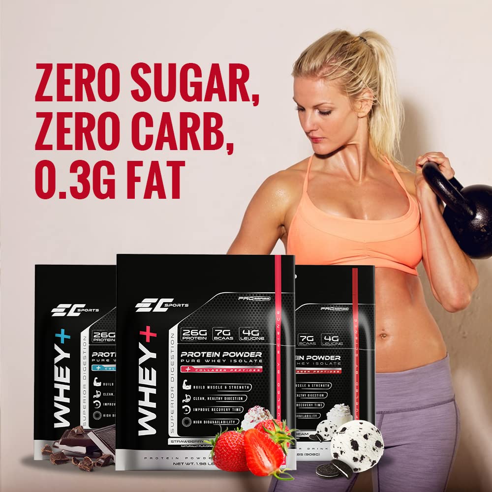 Premium Whey Protein Powder with Digestive Enzymes & Collagen Peptides - Double Chocolate Chunk Flavor - 30 Servings for Muscle Recovery & Post-Workout Nutrition - Ideal for Gym, Fitness & Weight Loss