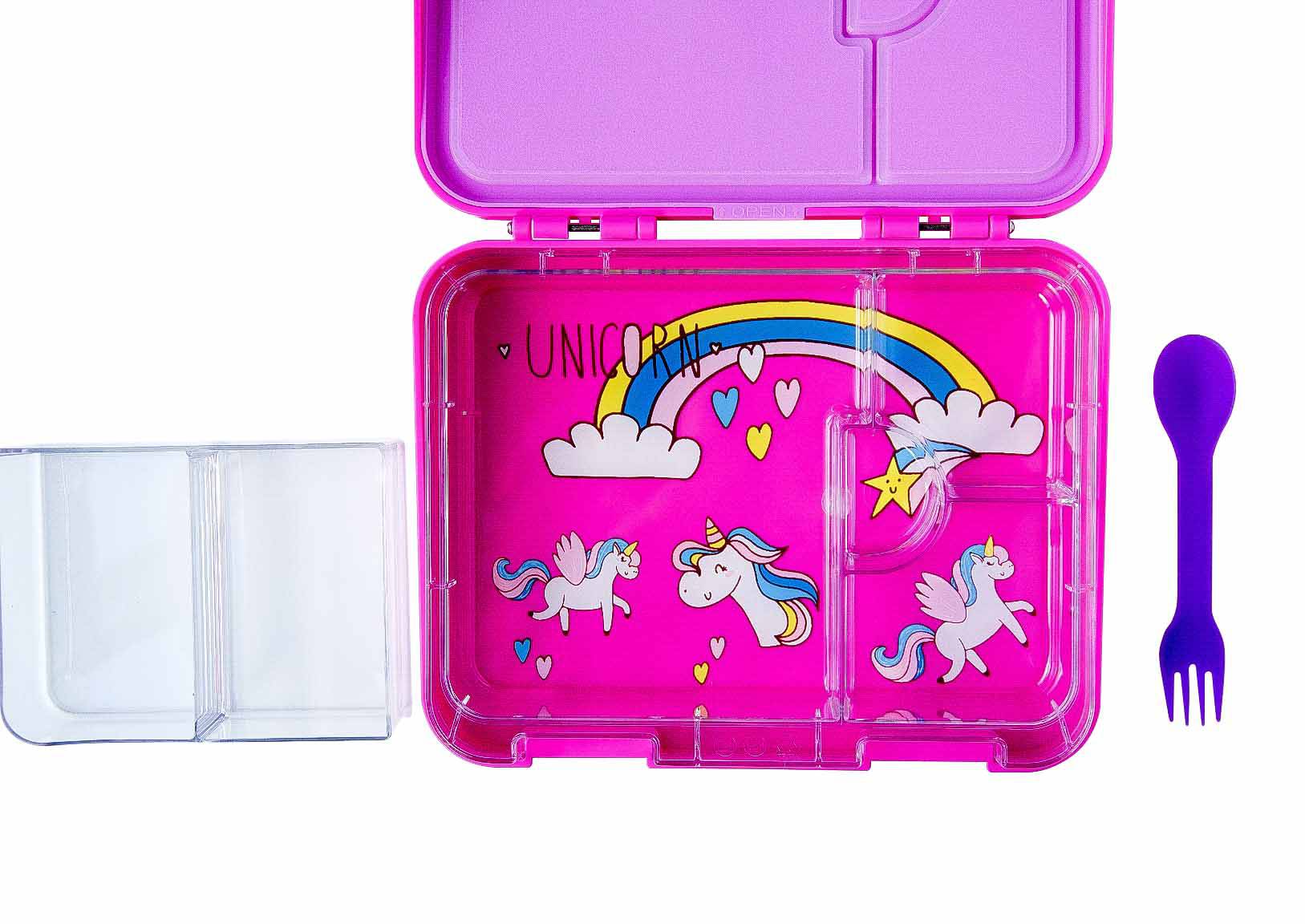 Leakproof Unicorn Bento Lunch Box for Kids | Cute Insulated Food Container for School, Picnics & Travel | BPA-Free Eco-Friendly Lunch Box