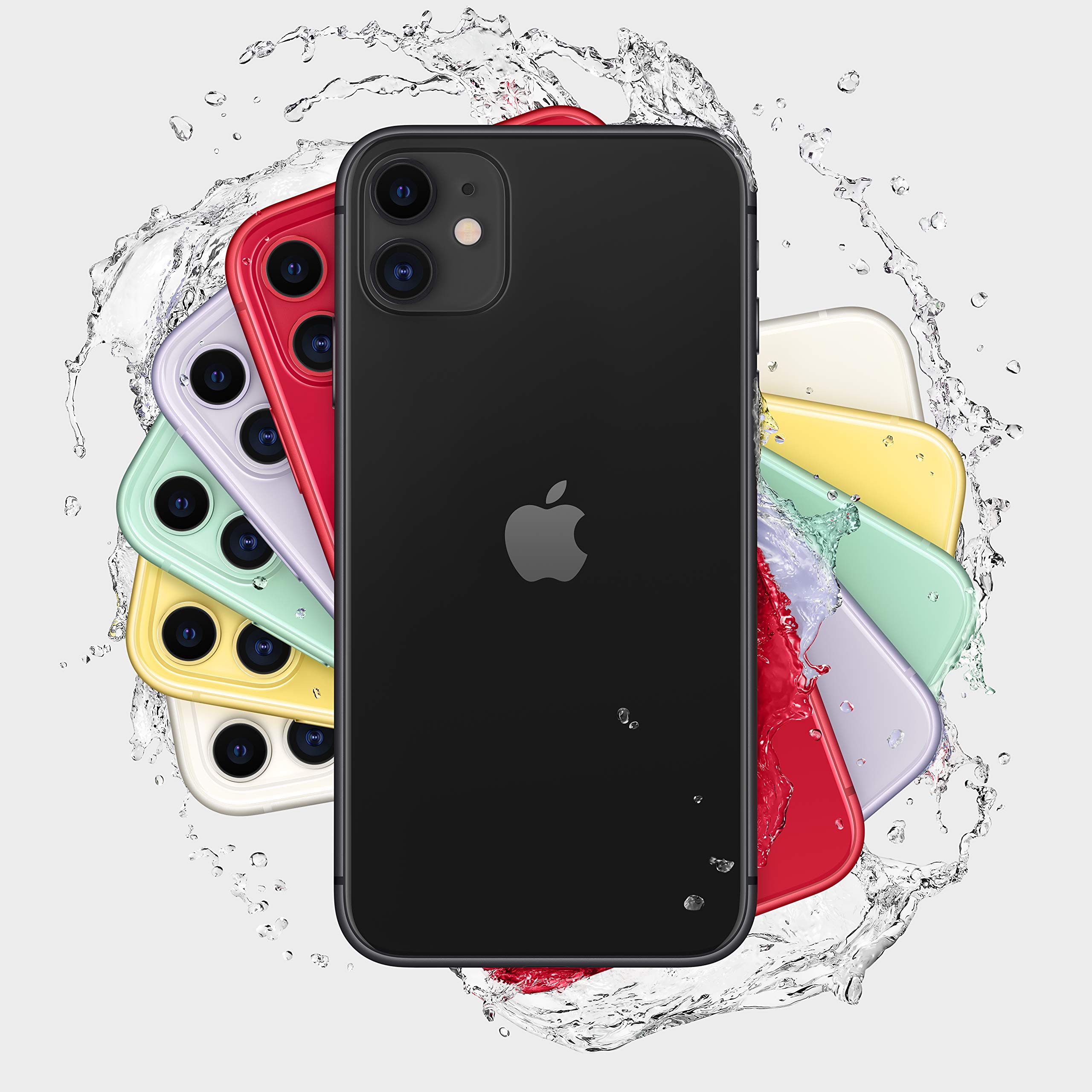 Apple iPhone 11 128GB - Unlocked Smartphone (Black) with Cricket Wireless Plan - Perfect for Streaming, Gaming & Social Media