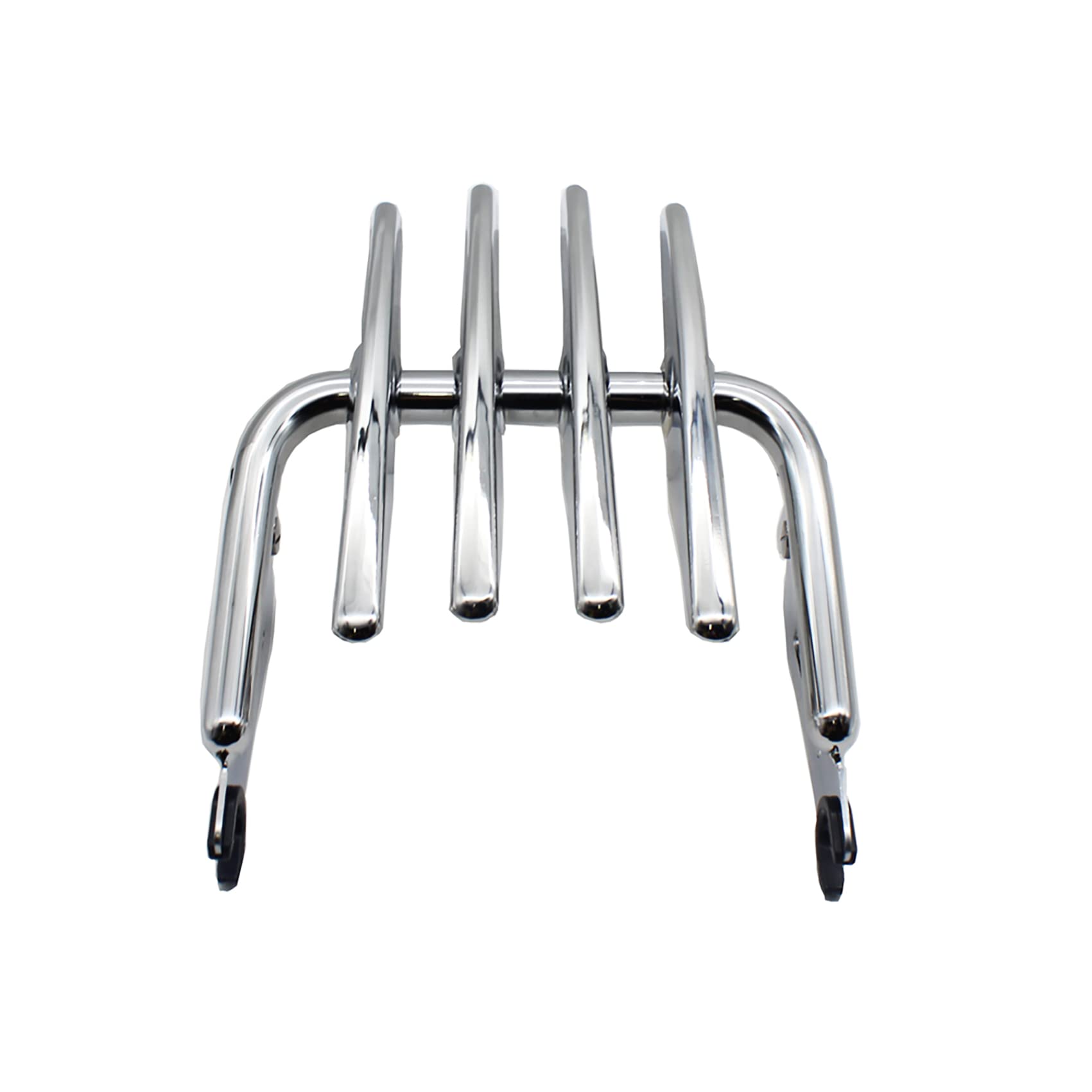YHMOTO Stealth Detachable Luggage Rack for Harley Touring Street Glide Road King Electra Glide 2009-2022 - Chrome - Heavy Duty Motorcycle Cargo Carrier for Long Rides & Road Trips