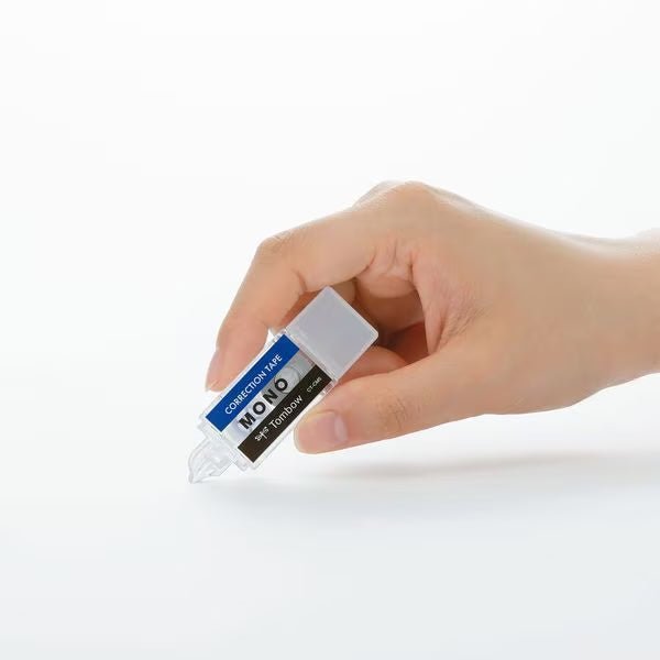 MONO Correction Tape with Pocket Clip - Whiteout Tape for Smooth, Clean Corrections - Perfect for Office, School & Home Use