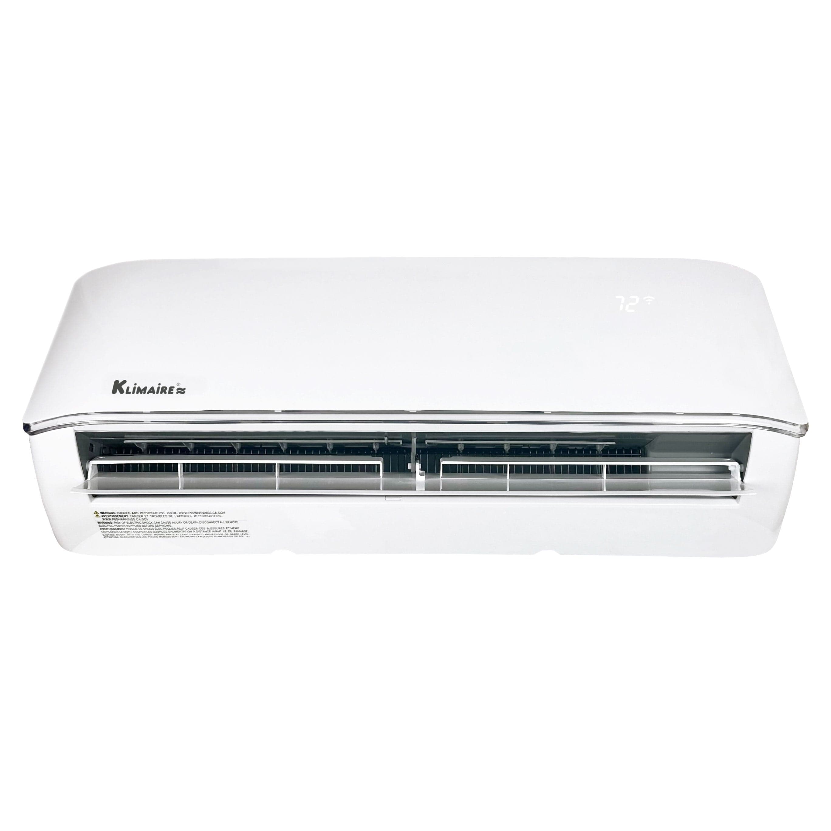 3 Zone Klimaire 21.9 SEER2 Multi Split Ducted Recessed Wall Mount Air Conditioner Heat Pump System 12+12+12 - Perfect for Home, Office, and Commercial Cooling & Heating