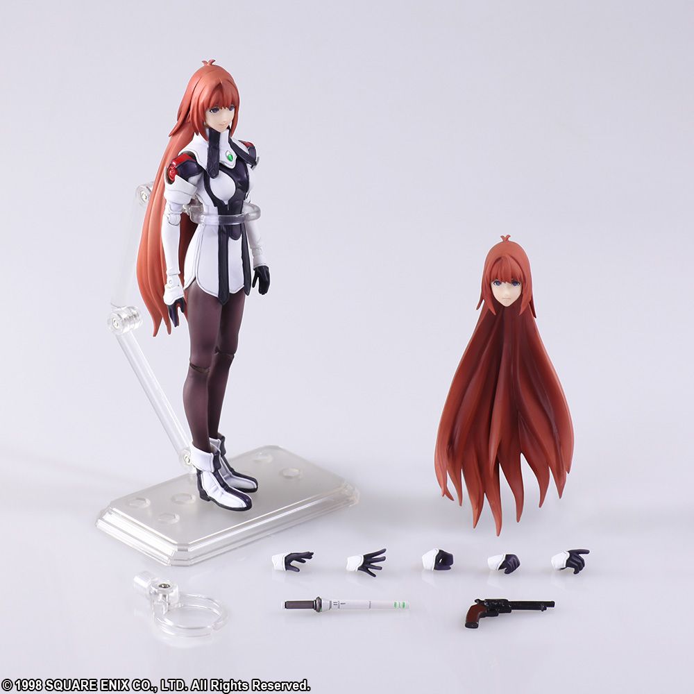 Bring Arts Xenogears Elhayym Van Houten Action Figure - Square Enix Collectible Anime Model for Display & Gaming Fans - Perfect for Shelf Decoration, Anime Conventions & RPG Game Collections