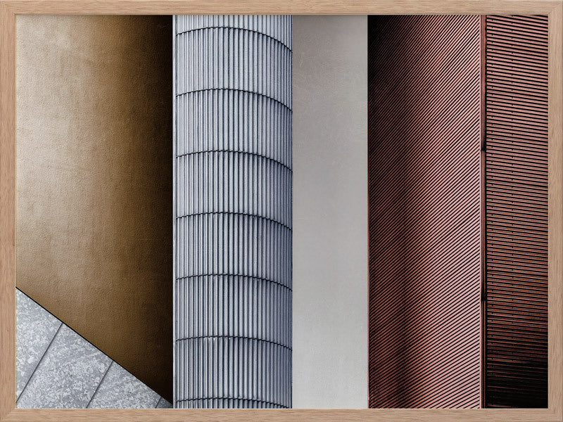 Archi Texture Framed Art Print - Modern Abstract Wall Decor for Living Room, Bedroom & Office - Premium Canvas Painting for Home & Office Interior Design