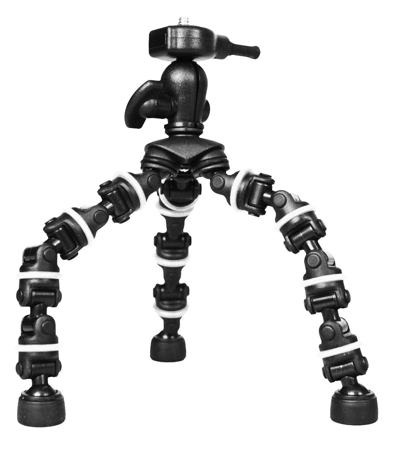 Bower ST105 Flexible Mini Bendipod Tripod Stand for Digital Cameras & Smartphones - Black | Perfect for Travel, Vlogging & Stable Photography