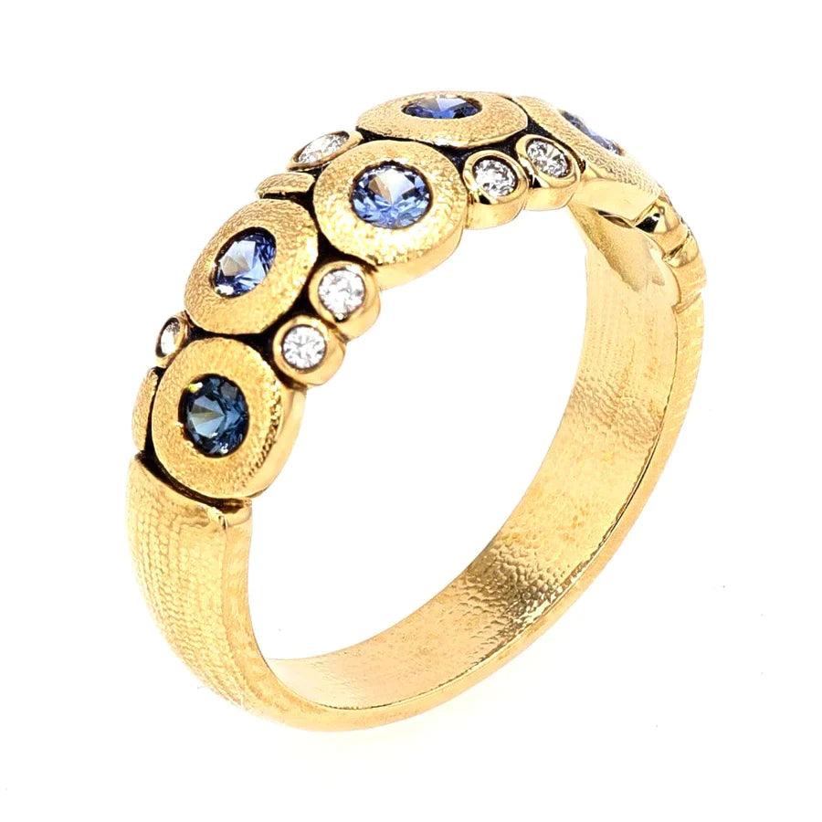 Alex Sepkus Candy Ring R 122S - Elegant 18K Gold Plated Statement Ring for Women, Perfect for Parties, Weddings & Special Occasions